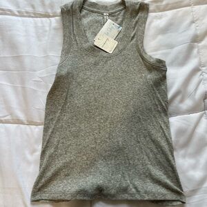 grey free people tank